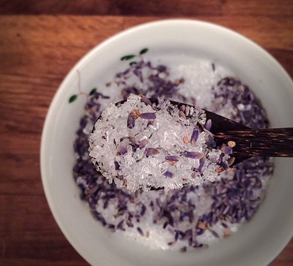 Lavender herb bath salt